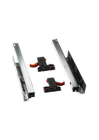 Resim Samet Smart Tek Açılım Frenli Ray 45 Cm-3259 Gri 