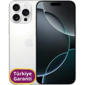 Resim Apple iPhone 16 Pro TR Garanti | 128 GB Beyaz 