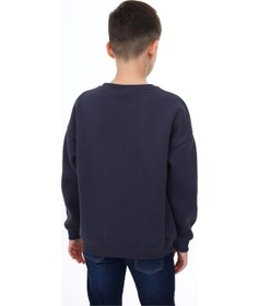 Resim Toontoy Kids Toontoy Erkek Çocuk Best Mood Baskılı Sweatshirt Füme 