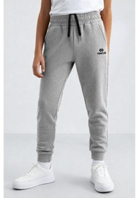 Resim Tommylife Gri Melanj Standart Fit Manşetli İnce Erkek Çocuk Eşofman Alt - 11062 Gri Melanj 