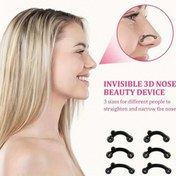 Resim 1 Set Silikon Burun Şekillendirici, Görünmez Burun Geliştirici, Burun Kaldırıcı, -Ücretsiz Burun Oyma, Yüz Bakımı Güzellik Aracı, 3 Farklı Kişi İçin Boyut, Siyah, 3 Farklı Kişi İçin Boyut, Yüz Bakımı Güzellik Aracı|Ağrısız Burun Şekillendirme|Yumuşak Silikon Burun Geliştirici, Burun Şekillendirme Kaldırıcı 