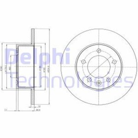 Resim DELPHI BG4320 Fren 4419362 (WA962276) (Fiyat:2 Adet İçindir) 