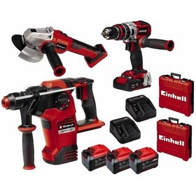 Resim Einhell Kit Q 36V Kırıcı Delici + Matkap + Taşlama Seti 