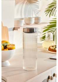 Resim Karaca Ripple Inox Cam Saklama Kabı 1700 Ml Beyaz 