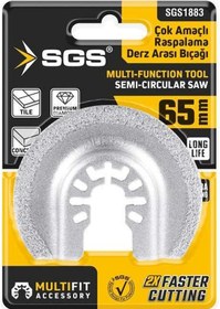 Resim Sgs 1883 Derz Arası Raspalama Bıçağı 65 Mm Elmas 