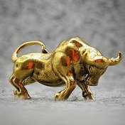 Resim Vintage Tarzı 3D Boğa Güreşi Minyatür Metal Heykeli - Ev & Ofis Dekoru, Anahtarlık Süsü veya Koleksiyonluk Hediye için Mükemmel 