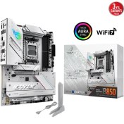 Resim Asus Rog Strıx B850-A Gamıng Wıfı, 4xddr5, 4x M2, Hdmı, Dp, 2xtype-C, Wi-Fi 7, Bluetooth V5.4, Amd Ryzen 9000 Serisi, Am5 Soket Anakart 