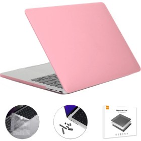 Resim Enkay MacBook A2442 Için Ab Sürümü 3'ü 1 Arada Mat Dizüstü Bilgisayar Kapağı Seti Pembe (Yurt Dışından) 
