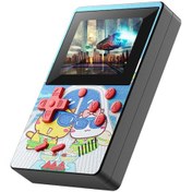 Resim Vkemall Oyun Konsolu X50 2.6 İnç Tam Renkli Ekran El Oyun Konsolu 500 Retro Oyun Taşınabilir Oyun Kon 