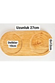 Resim Pembelia Life Ahşap Yağdanlık Standı Altlık 1000ml Yağdanlıklara Özeldir 