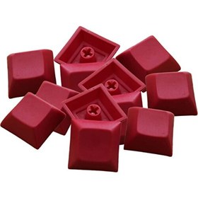 Resim Flameer 12 Adet Dsa Profile Keycaps 7.42MM Dıy Mx Anahtarları Mekanik Klavye Kırmızı (Yurt Dışından) 