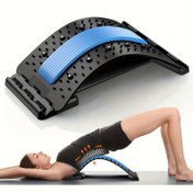 Resim Yoga ve Egzersizler için Ayarlanabilir Bel Desteği Ped - Basınç, Rahatlatıcı ve Egzersiz için İdeal, Mavi ve Siyah Ergonomik Tasarım, Mükemmel Paskalya Hediyesi, Yoga Matı 