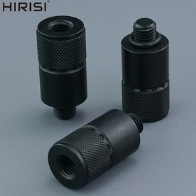 Resim HIRISI Hızlı Değiştirme Karp Balıkçılığı Bağlayıcı - Alarm Çubukları ve Tackle Depolama için Dayanıklı Alüminyum Adaptör, Karp Balıkçıları için Mükemmel, Dayanıklı Aksesuar | Şık Siyah Kaplama | Dayanıklı Yapı, Pil Olmadan 
