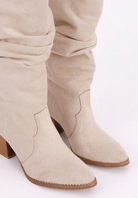 Resim Mamito Ayakkabı CNG A401 Körüklü Binici Diz Altı Çizme 