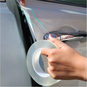 Resim 2N7 Şeffaf Su Geçirmeyen Dayanıklı Kolay Yapışan Çizilmeye Dayanıklı Oto Darbe Koruyucu Bant 3 Metre 