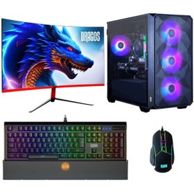 Resim DRx5974 i7 12700F 32GB Ram 512GB M.2 NVMe 12GB RTX3060 27 İnç 165Hz Curved Oyuncu Bilgisayarı Dragos