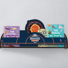 Resim Popcorn Kids Basketball Tekli Duvar Rafı 