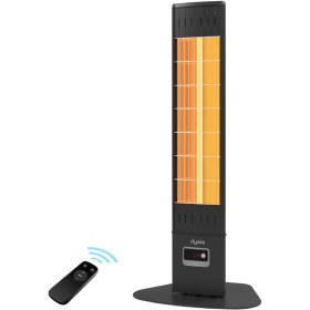 Resim Simfer Ssx2351odrb Single X Karbon Serisi Ip65 Suya-toza Dayanıklı 2300 W Siyah Uzaktan Kumandalı İç/dış Mekan Isıtıcı 