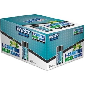 Resim West Nutrition L-Carnitine Shot 3000 Mg 20 Tüp + Hediye 