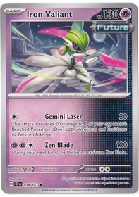 Resim Iron Valiant 078/162 - Temporal Forces - Pokemon Kartı Mint 