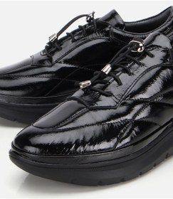 Resim Hotiç Kadın Rugan Deri Siyah Dolgu Topuklu Spor Ayakkabı 01ayh314490a100 01ayh314490a100 Siyah 