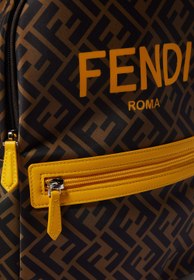 Resim Çocuklar için Moda Fendi Sırt Çantası - Sarı - One Size 