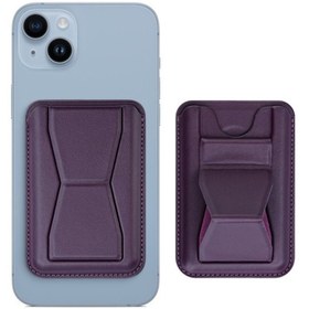Resim Zore CRD-03 Magnetic Standlı Kartlık Derin Mor 