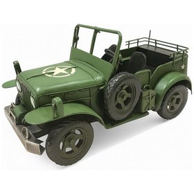 Resim Dekoratif Metal Askeri 4x4 Modeli 
