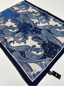 Resim Qashka Saten İpek Şal Etro Desen Lbt0116-41286 Çok Renkli 