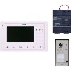 Resim Pratik PratikKart Villa Tipi Görüntülü Diafon Sistemi 1 Daire 2K400-2K91B-2KPC6 