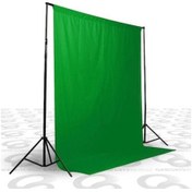 Resim Greenbox Chromakey Green Screen Greenbox Yeşil Fon Perde 2X3 Mt 