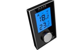 Resim Mars S20 Kablosuz Dijital Oda Termostatı Siyah 