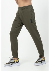 Resim Maraton Sportswear Comfort Erkek Lastik Paça Basic Açık Haki Eşofman Altı 21011 Açık Haki 