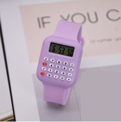 Resim Bozhi Kare Elektronik Hesap Makinesi Saat - Hesaplama, Tarih ve Saat Özellikli Öğrenci Saati 