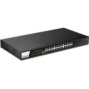 Resim Draytek VigorSwitch P2280 24Port PoE L2 Managed Gigabit Switch 