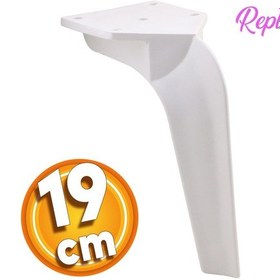 Resim Repla Lüks Mobilya Kanepe Sehpa TV Ünitesi Koltuk Ayağı 19 cm Beyaz Baza Ayak 