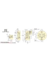 Resim Fett 2H-12 Autogrip 2 Ayaklı Açık Merkezli Hidrolik Ayna 