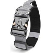 Resim Orta Büyük Köpekler İçin Kavrama İle Son Büyük Köpek Eğitim Tasması Weimaraner Gray Xl-neck 54-62cm 