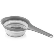 Resim Qlüx İdeas Katlanabilir Saplı Süzgeç Gri 31 CM 