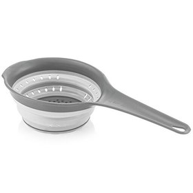 Resim Qlüx İdeas Katlanabilir Saplı Süzgeç Gri 31 CM 