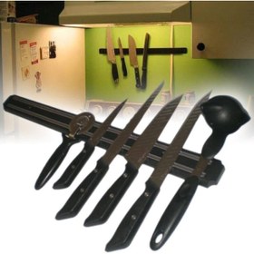 Resim Carneil Duvara Monteli Mıknatıslı Bıçak Çatal Kaşık Askısı 33 Cm Asorti 