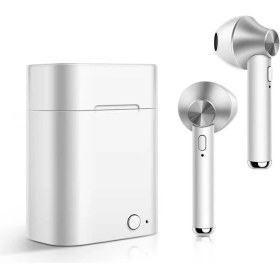 Resim Xp D012 Tws Güç Ekranı Bluetooth Kulaklık - Gümüş (Yurt Dışından) 