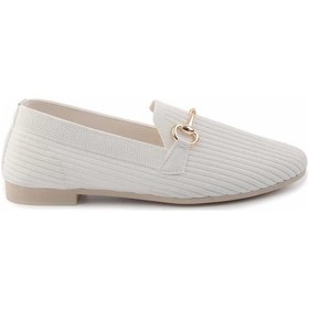 Resim Beyaz Kadın Loafer Ayakkabı K01320302082 Çok Renkli 