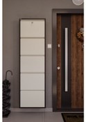 Resim Ceha Kilitli 5'li Metal Ayakkabılık - Kahve/krem K.AYK-5 /AB8317-AB1013/KL Kahverengi 