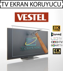 Resim TVSAFENOW Vestel 88'' Inç 223 Ekran Televizyonlar Için Uyumlu Tv Ekran Koruyucu 