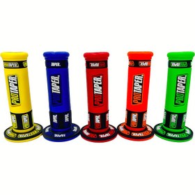 Resim ATV Kolu Tutucuları - Renkli, Dayanıklı Kauçuk, Kolay Kurulum, Teri Dirençli, Off-Road, Sokak Bisikletleri ve Yarış Araçları İçin. 2.2cm/2.4cm Evrensel Modelleri, ATV Kolu Tutucu 