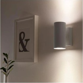 Resim IKEA Duvar Lambası, Beyaz 15 cm Çift Yönlü 8.5 W Duvara Monte 