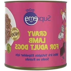 Resim Yüksek Proteinli Soslu Kuzulu Konserve Mama, Mini Irk 200g 