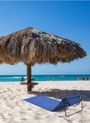 Resim Exent Mavi Katlanır Portatif Şezlong-çantalı 