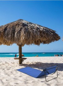 Resim Exent Mavi Katlanır Portatif Şezlong-çantalı 